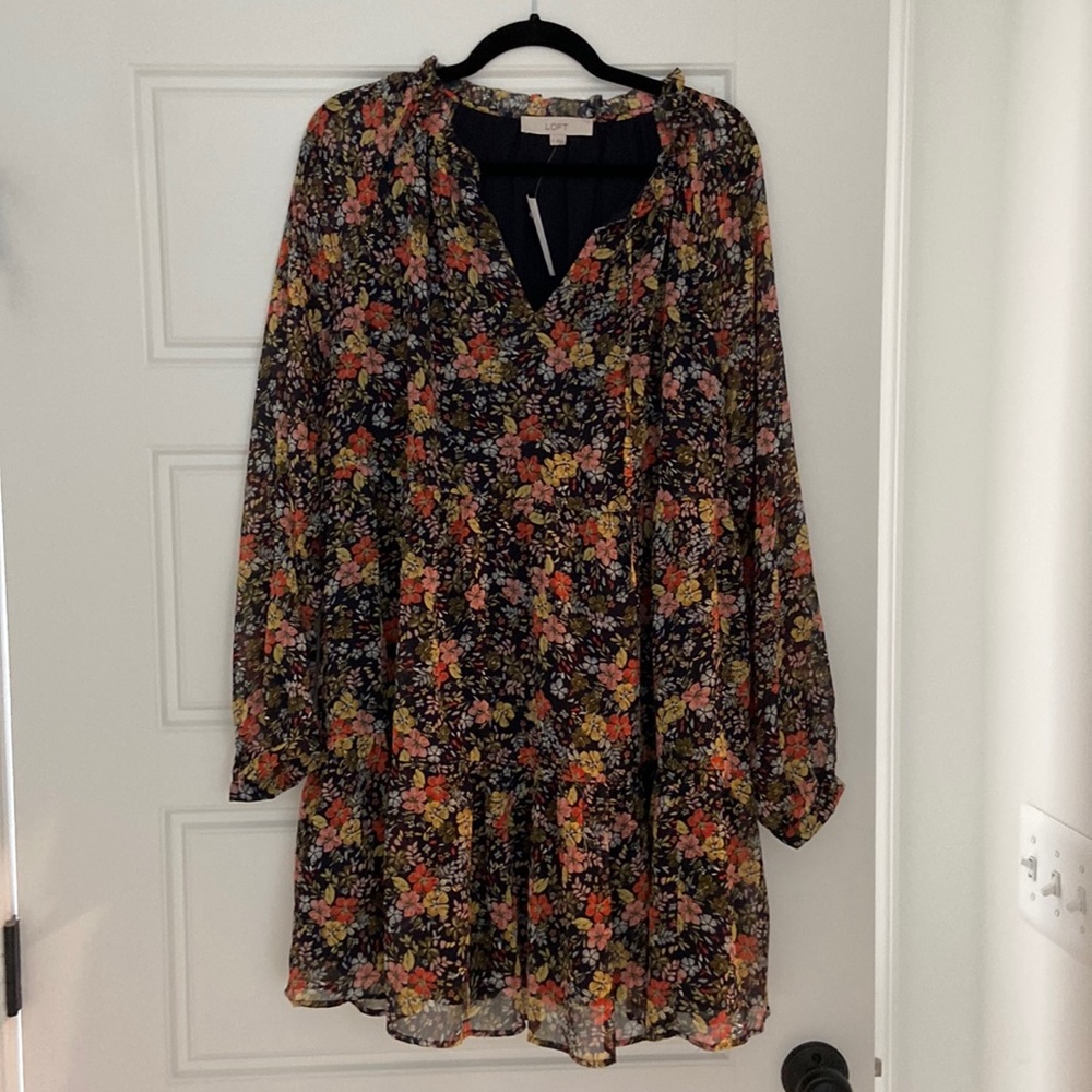 NWT Loft floral dress